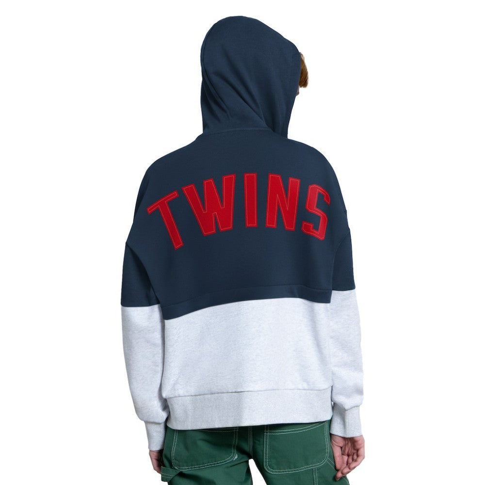 Minnesota Twins Starter Women's Wishbone Full-Zip Hoodie - MLB Hoodies