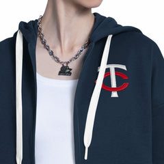 Minnesota Twins Starter Women's Wishbone Full-Zip Hoodie - MLB Hoodies
