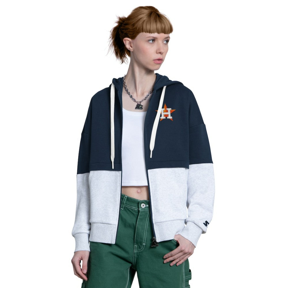 Houston Astros Starter Women's Wishbone Full-Zip Hoodie - MLB Hoodies