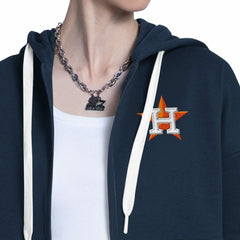 Houston Astros Starter Women's Wishbone Full-Zip Hoodie - MLB Hoodies