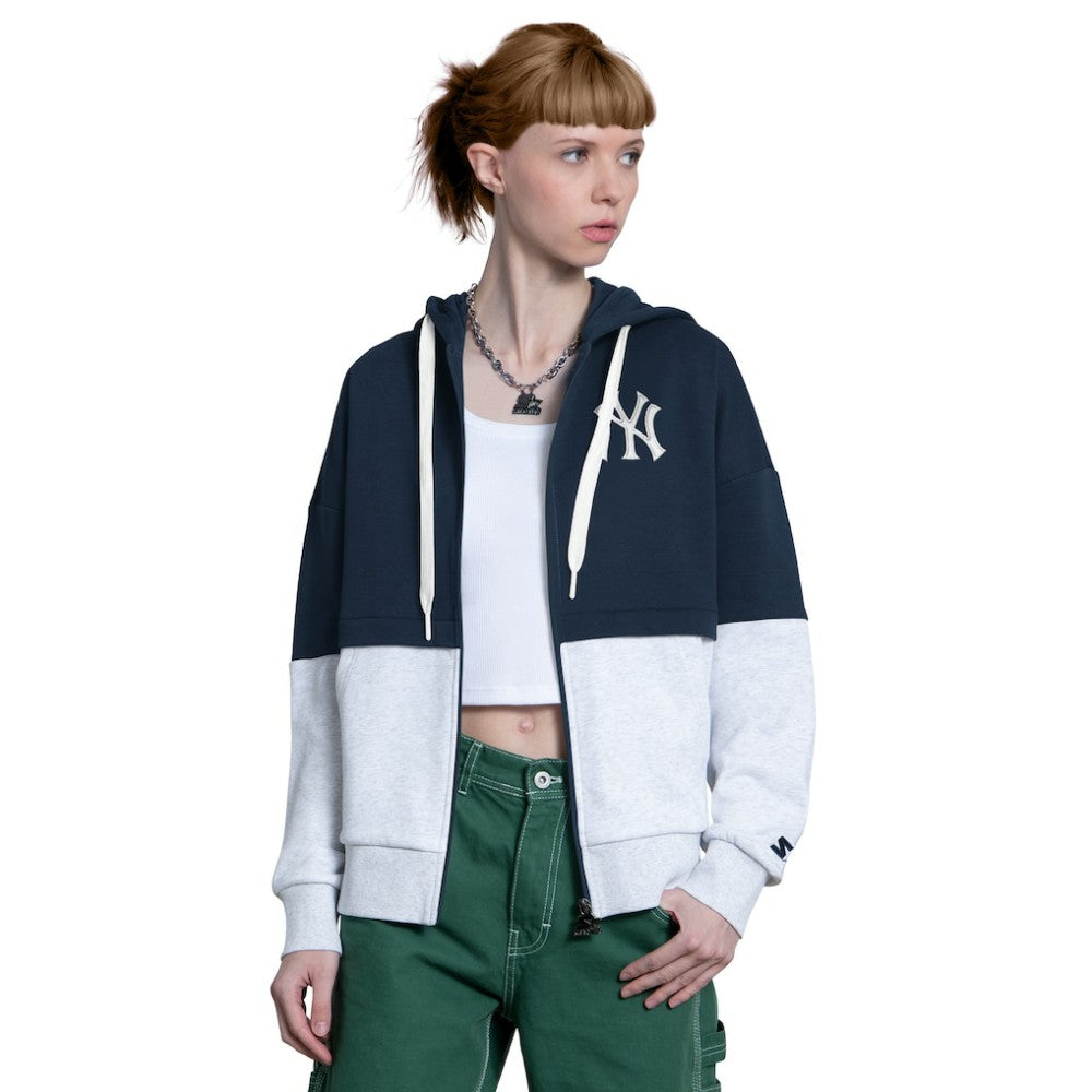 New York Yankees Starter Women's Wishbone Full-Zip Hoodie - MLB Hoodies