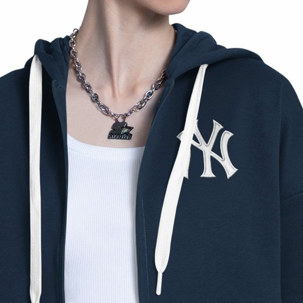New York Yankees Starter Women's Wishbone Full-Zip Hoodie - MLB Hoodies