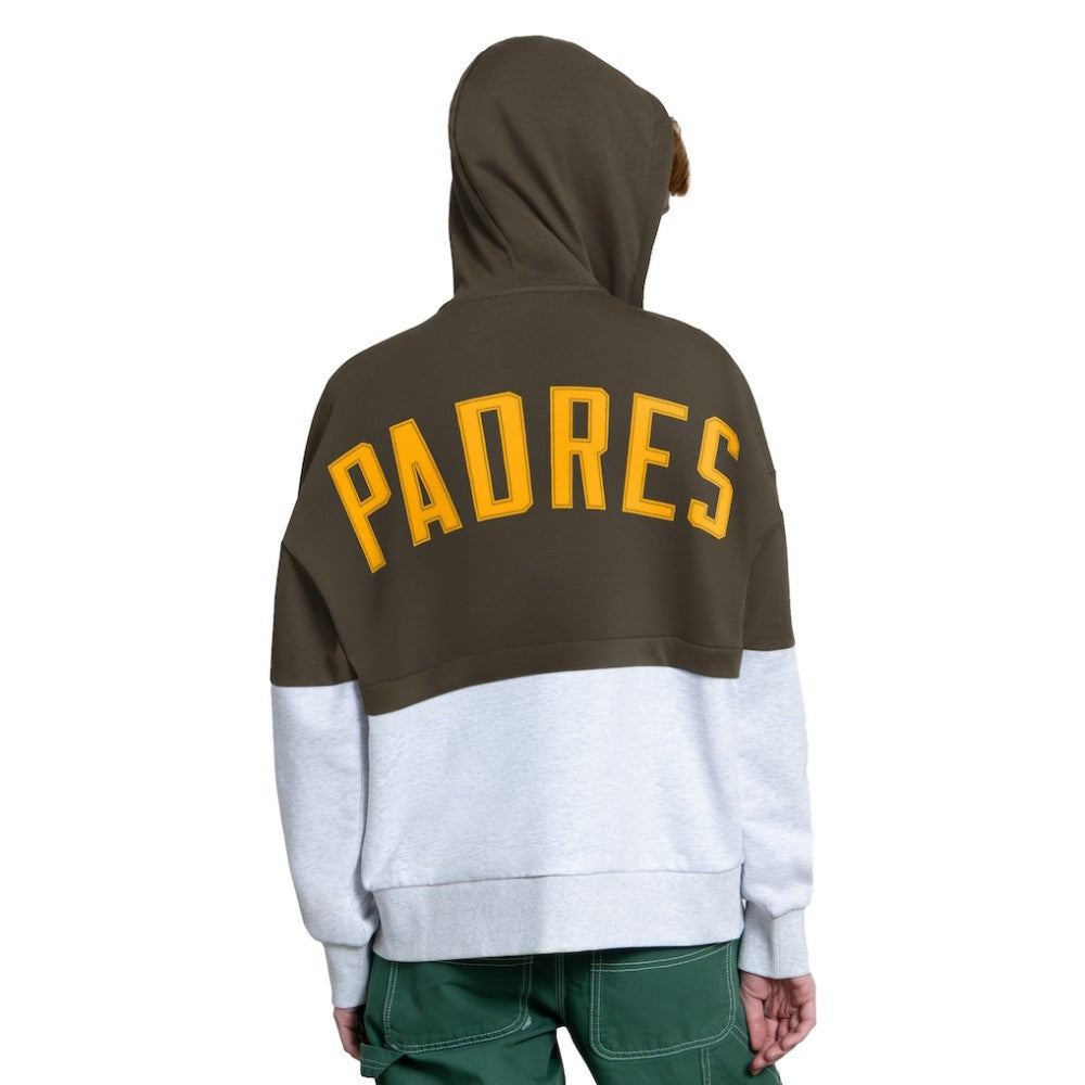 San Diego Padres Starter Women's Wishbone Full-Zip Hoodie - MLB Hoodies