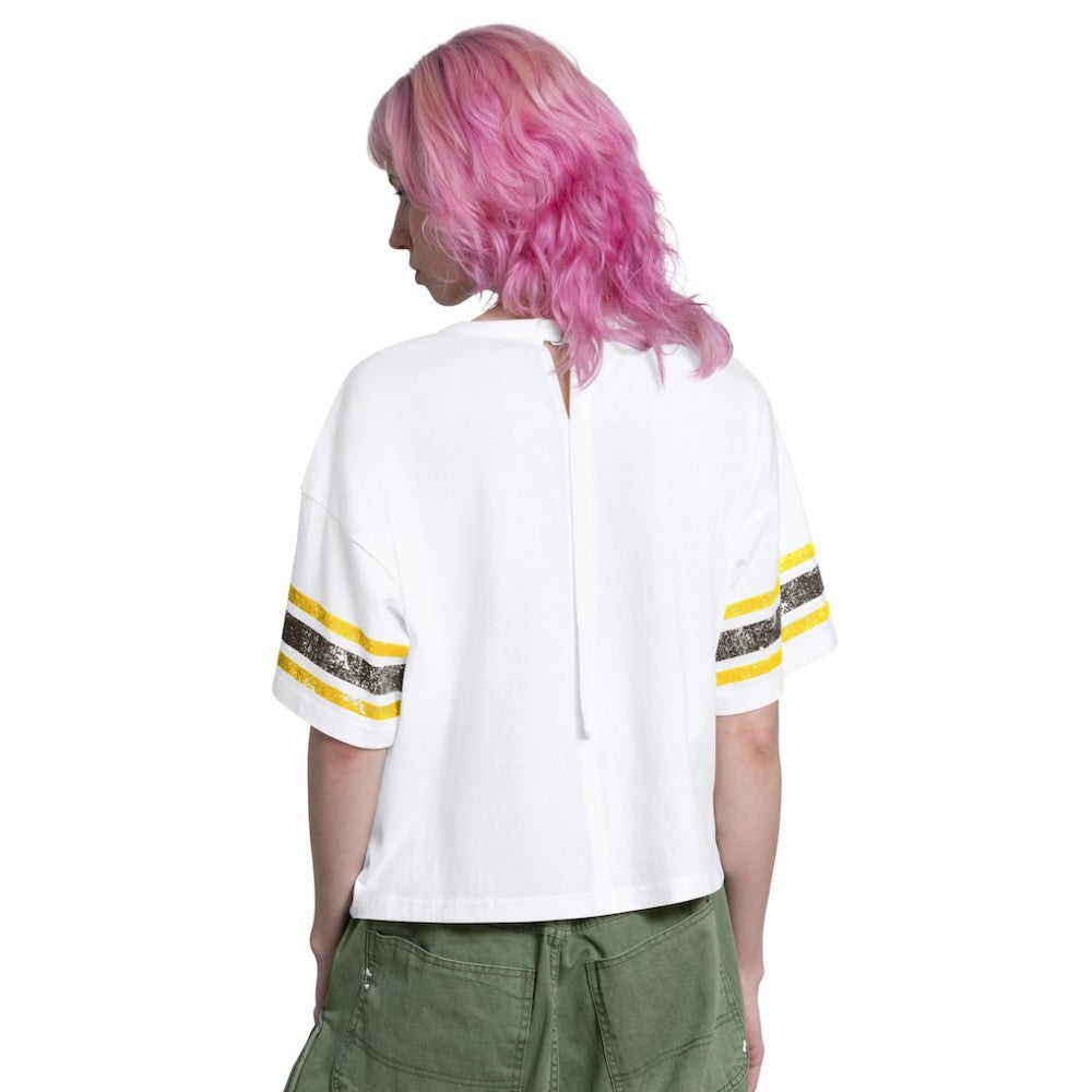 San Diego Padres Starter Women's Cropped Hurry Up Offense T-Shirt - MLB T-shirts