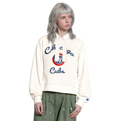 Chicago Cubs Starter Women's Baseline Hoodie Sweatshirt - MLB Hoodies