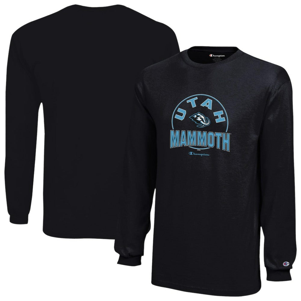 Utah Mammoth Champion Youth Jersey Long Sleeve T-Shirt -  NHL T-shirts
