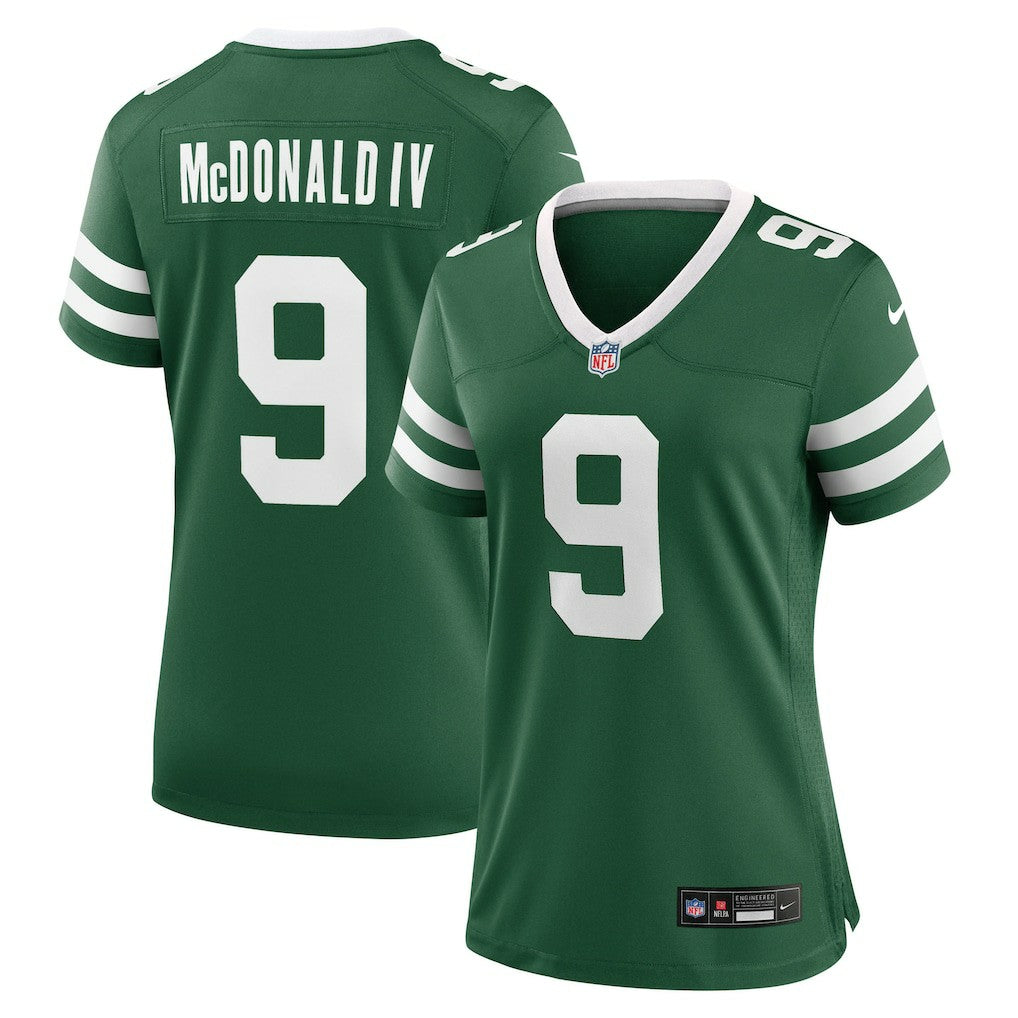 New York Jets Will McDonald IV  Women's Team Game Jersey | NFL New