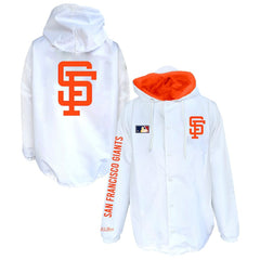 San Francisco Giants Mitchell & Ness Big & Tall Full-Snap Hooded Jacket - MLB Jackets