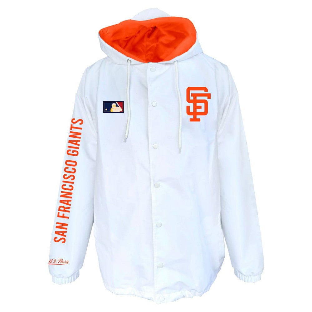 San Francisco Giants Mitchell & Ness Big & Tall Full-Snap Hooded Jacket - MLB Jackets