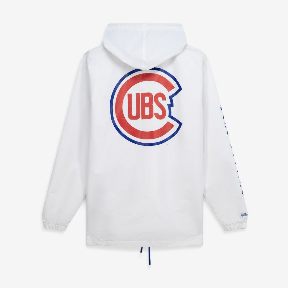 Chicago Cubs Mitchell & Ness Big & Tall Full-Snap Hooded Jacket - MLB Jackets