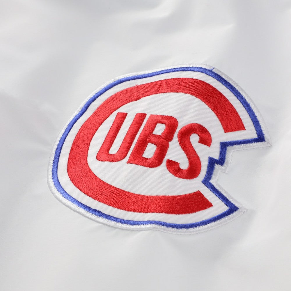 Chicago Cubs Mitchell & Ness Big & Tall Full-Snap Hooded Jacket - MLB Jackets