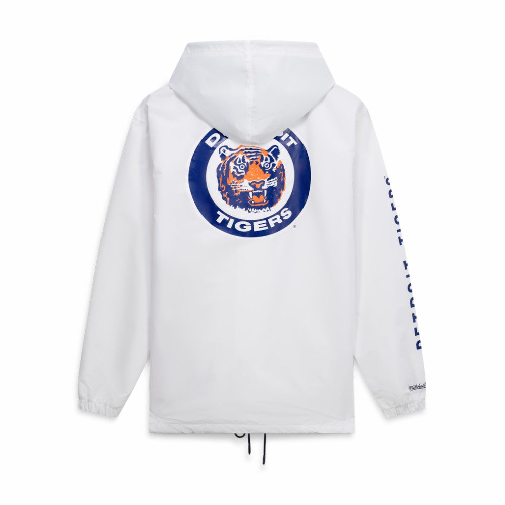 Detroit Tigers Mitchell & Ness Big & Tall Full-Snap Hooded Jacket - MLB Jackets