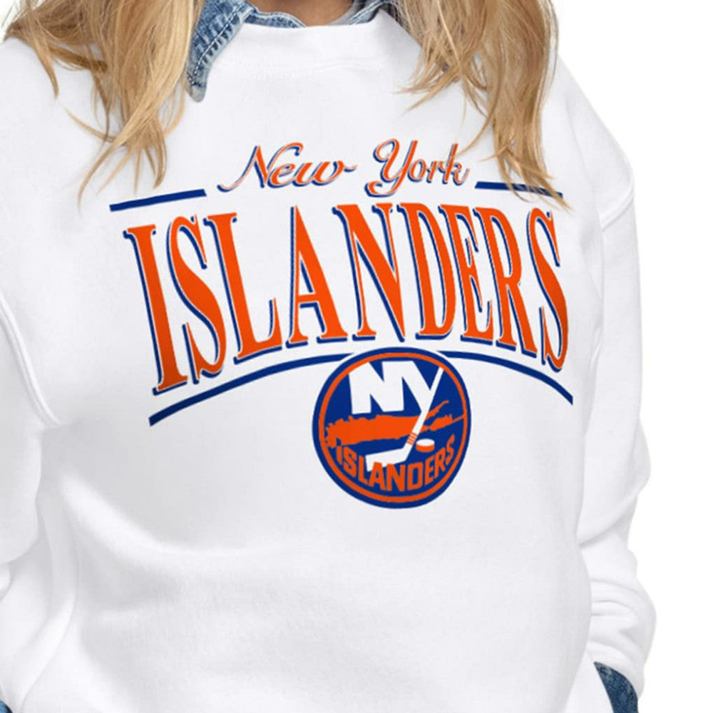 New York Islanders Starter Women's Arch Stripe Fleece Sweatshirt -  NHL Sweatshirts