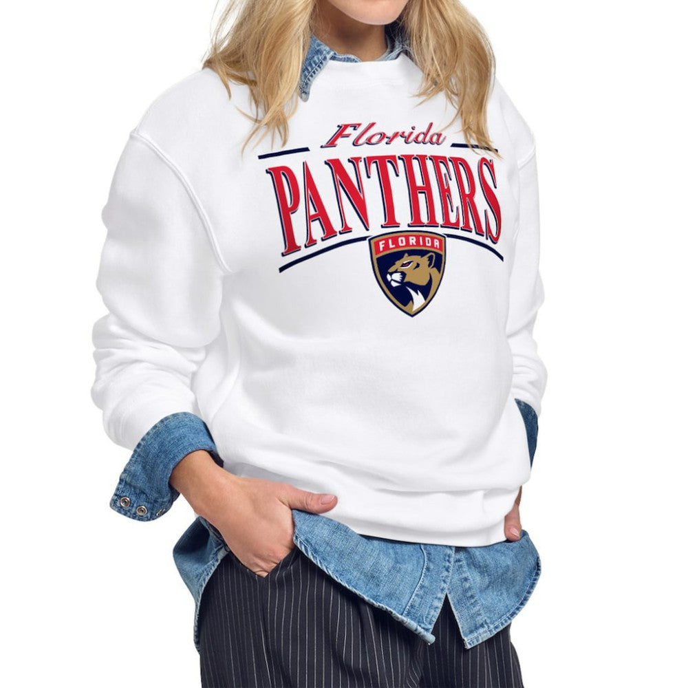Florida Panthers Starter Women's Arch Stripe Fleece Sweatshirt -  NHL Sweatshirts