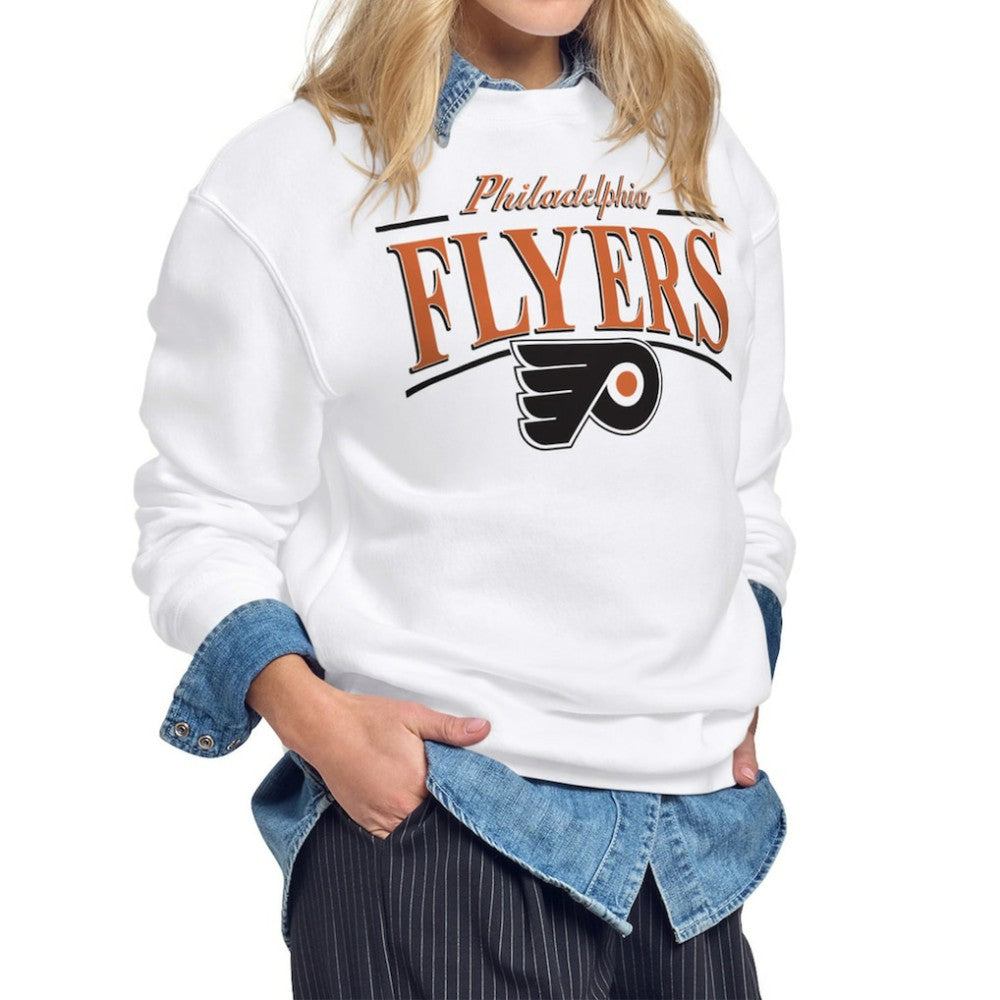 Philadelphia Flyers Starter Women's Arch Stripe Fleece Sweatshirt -  NHL Sweatshirts
