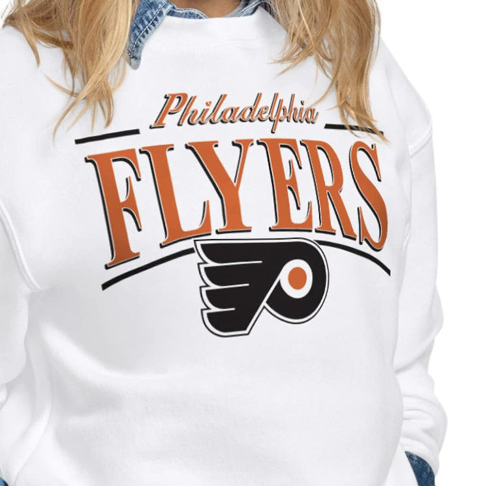 Philadelphia Flyers Starter Women's Arch Stripe Fleece Sweatshirt -  NHL Sweatshirts