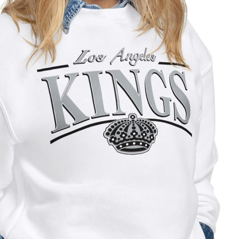 Los Angeles Kings Starter Women's Arch Stripe Fleece Sweatshirt -  NHL Sweatshirts