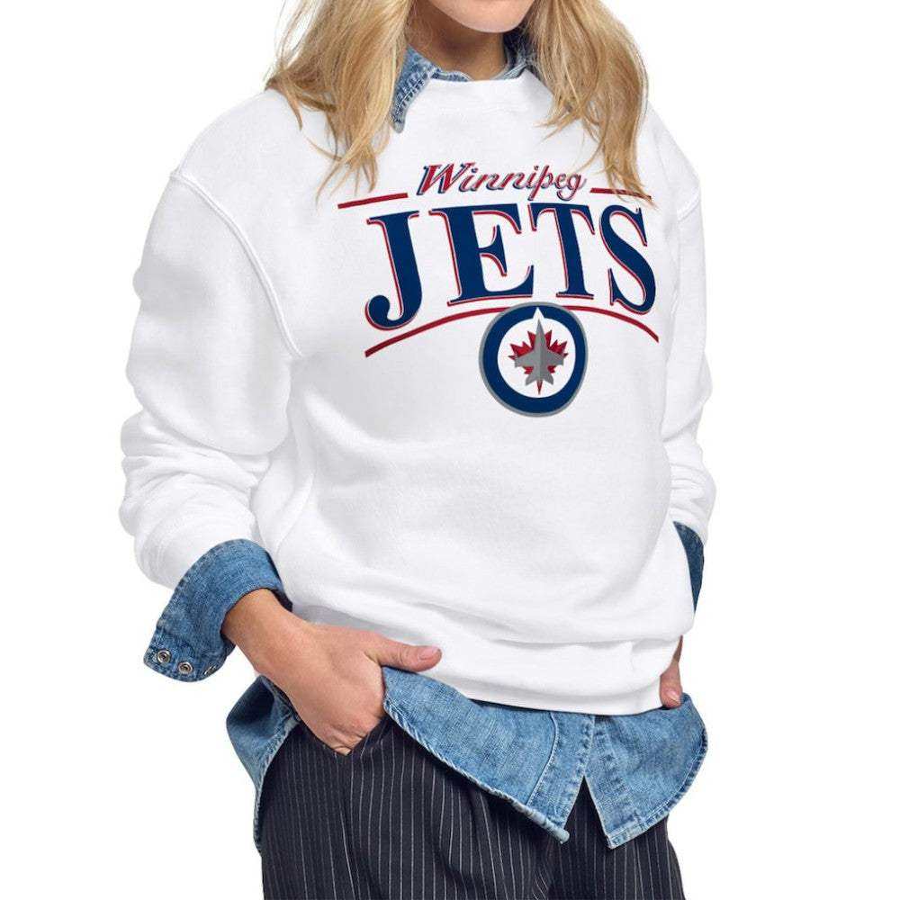 Winnipeg Jets Starter Women's Arch Stripe Fleece Sweatshirt -  NHL Sweatshirts