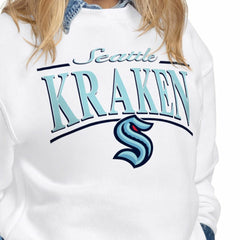 Seattle Kraken Starter Women's Arch Stripe Fleece Sweatshirt -  NHL Sweatshirts