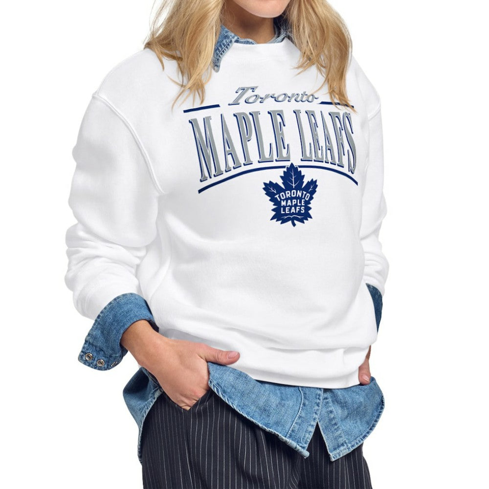 Toronto Maple Leafs Starter Women's Arch Stripe Fleece Sweatshirt -  NHL Sweatshirts