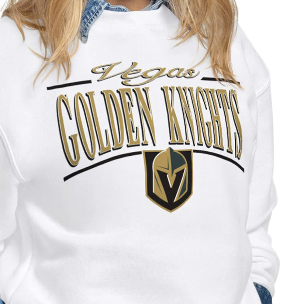 Vegas Golden Knights Starter Women's Arch Stripe Fleece Sweatshirt -  NHL Sweatshirts