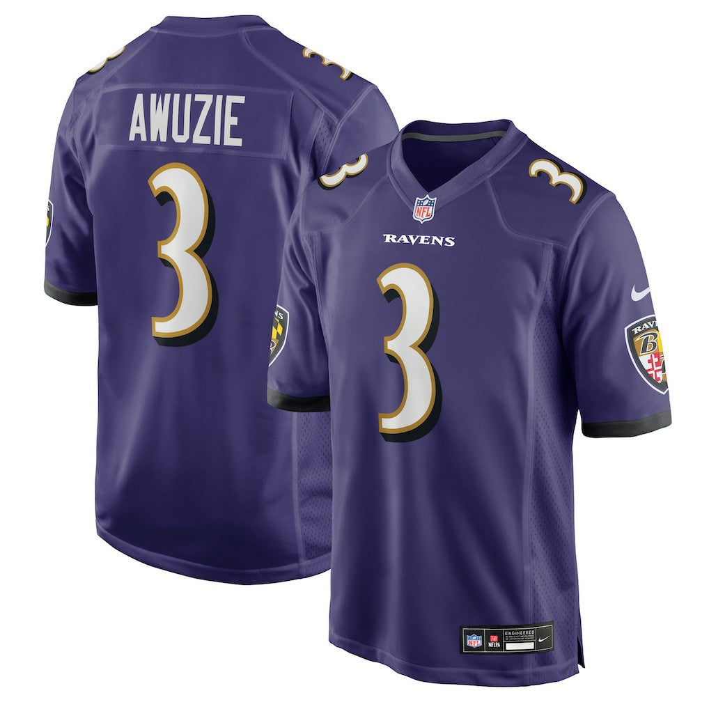 Baltimore Ravens Chidobe Awuzie  Team Game Jersey | NFL Outlet