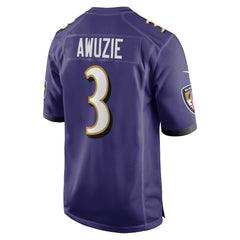 Baltimore Ravens Chidobe Awuzie  Team Game Jersey | NFL Outlet