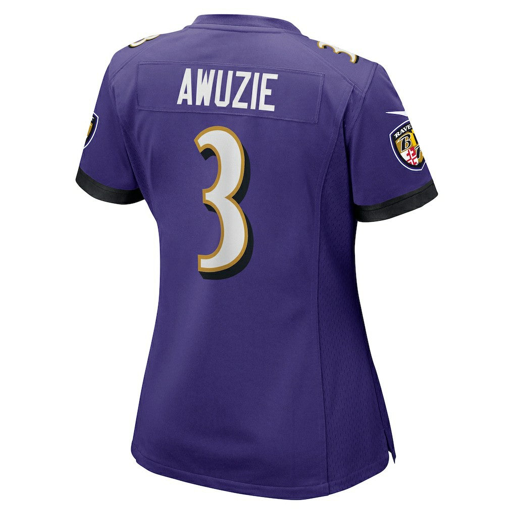 Baltimore Ravens Chidobe Awuzie  Women's Team Game Jersey | NFL US