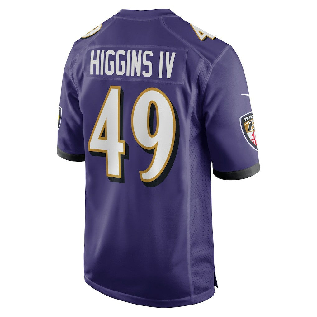 Baltimore Ravens Jay Higgins IV  Team Game Jersey | NFL Online