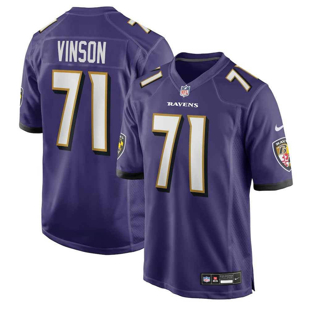 Baltimore Ravens Carson Vinson  Team Game Jersey | NFL Hot