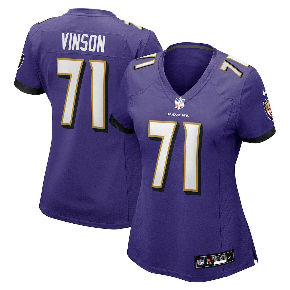 Baltimore Ravens Carson Vinson  Women's Team Game Jersey | NFL Hot