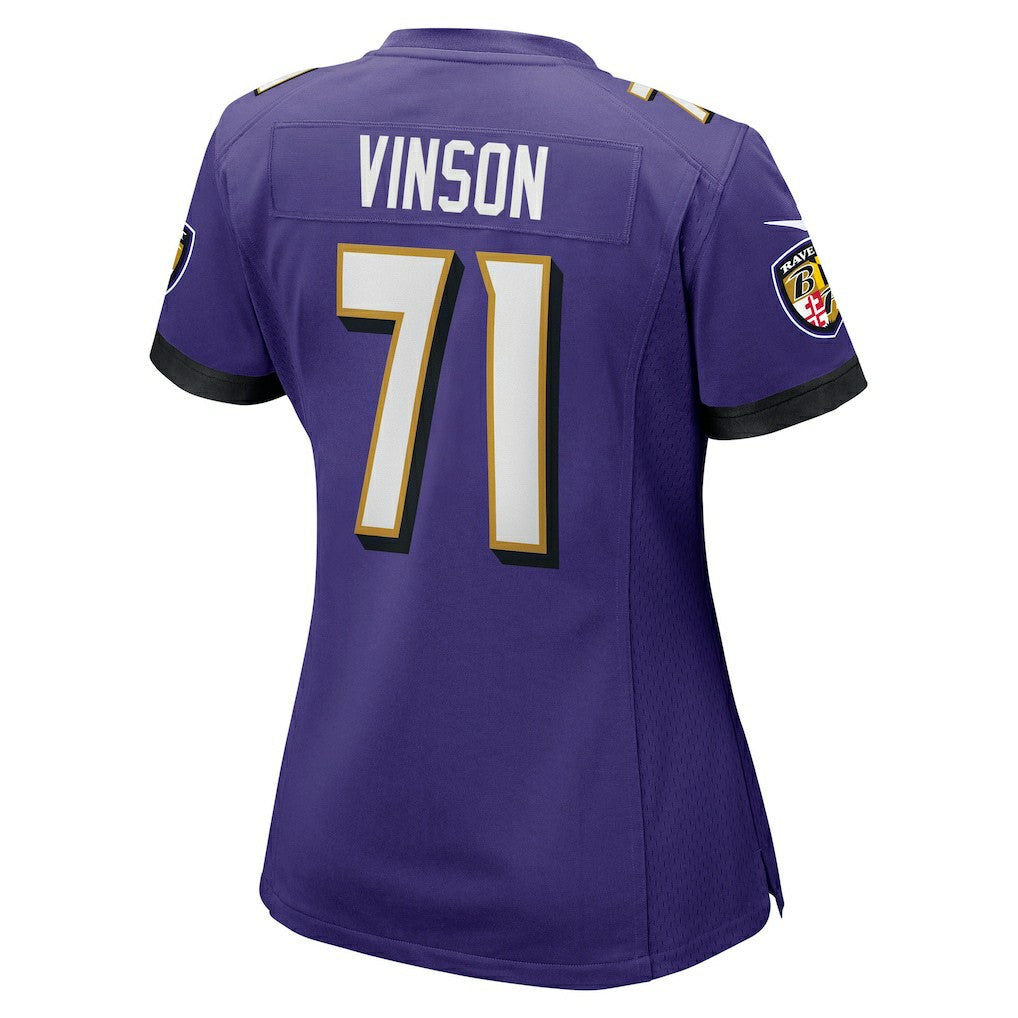 Baltimore Ravens Carson Vinson  Women's Team Game Jersey | NFL Hot