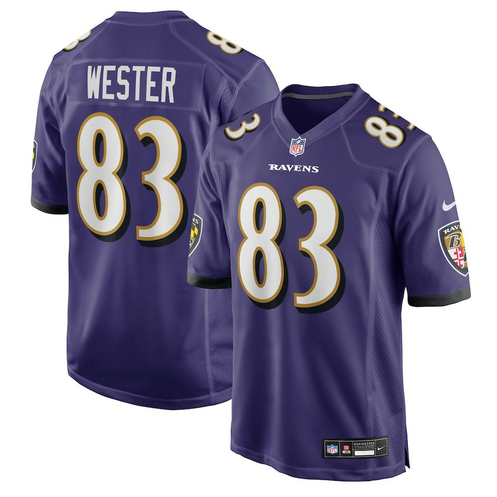 Baltimore Ravens LaJohntay Wester  Team Game Jersey | NFL Outlet