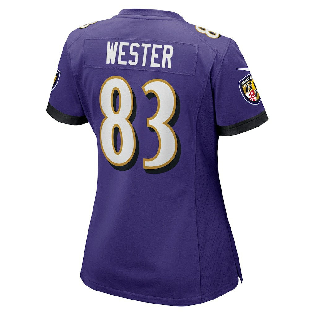 Baltimore Ravens LaJohntay Wester  Women's Team Game Jersey | NFL Online