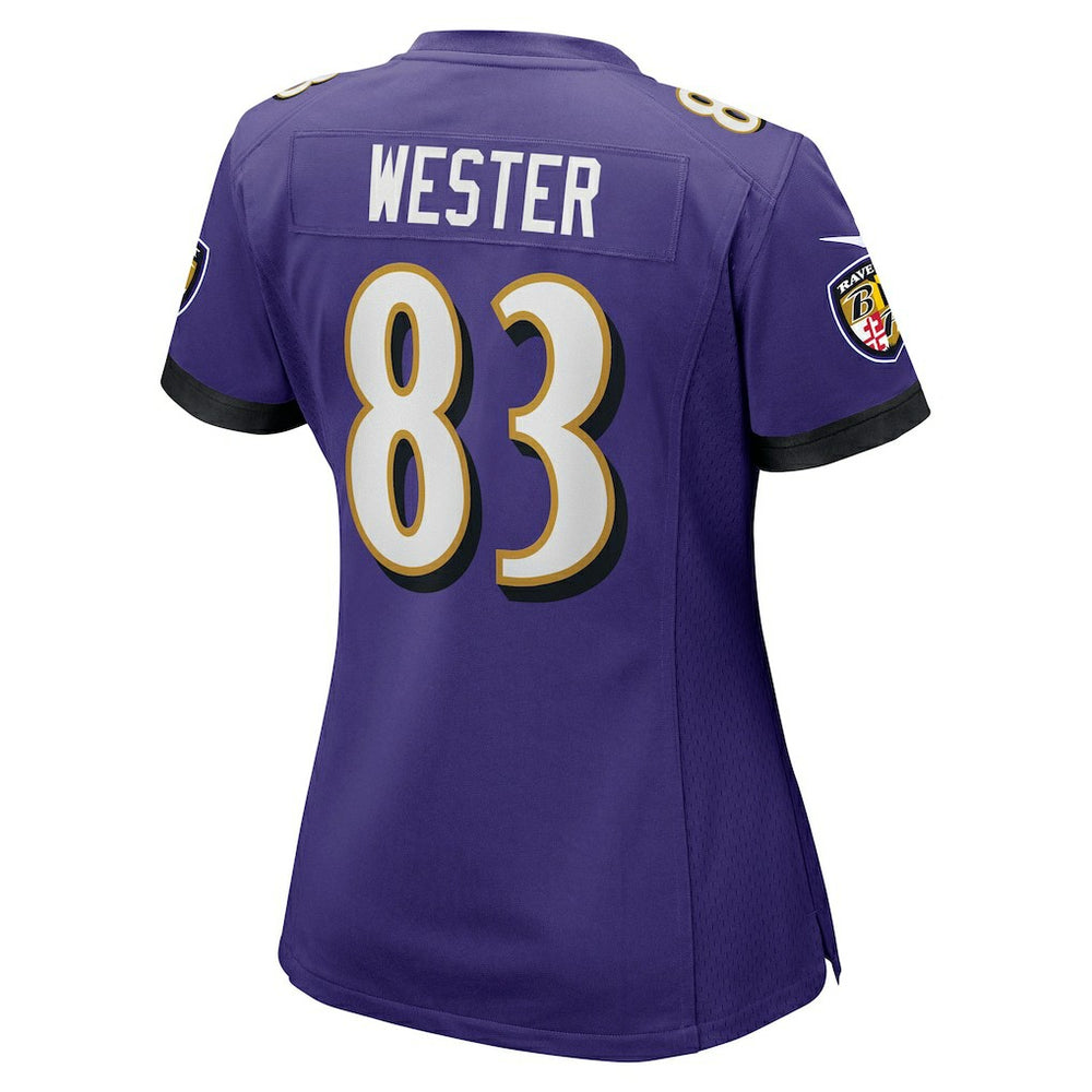 Baltimore Ravens LaJohntay Wester  Women's Team Game Jersey | NFL Online