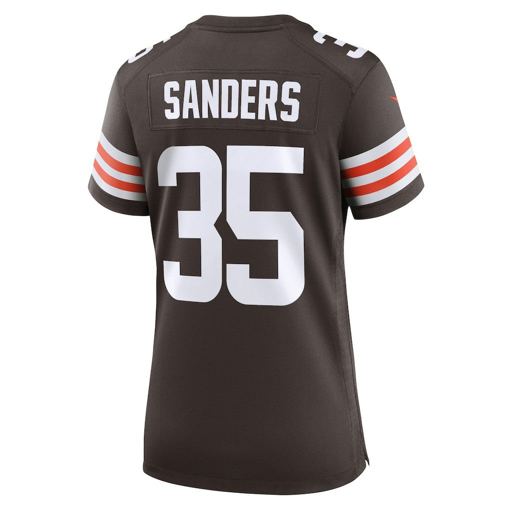 Cleveland Browns Raheim Sanders  Women's Team Game Jersey | NFL Discount