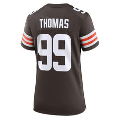 Cleveland Browns Cameron Thomas  Women's Team Game Jersey | NFL Discount