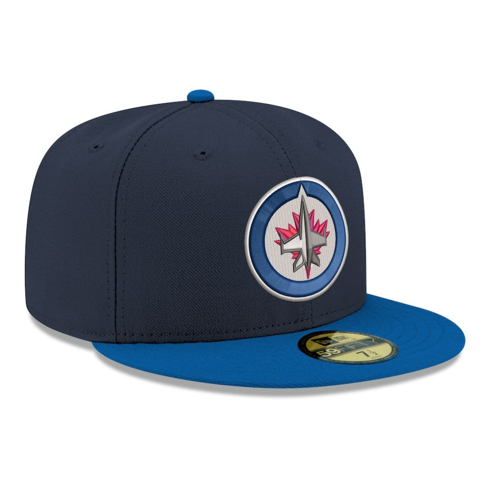 Winnipeg Jets New Era Core Logo Two-Tone 59FIFTY Fitted Hat -  NHL Hats