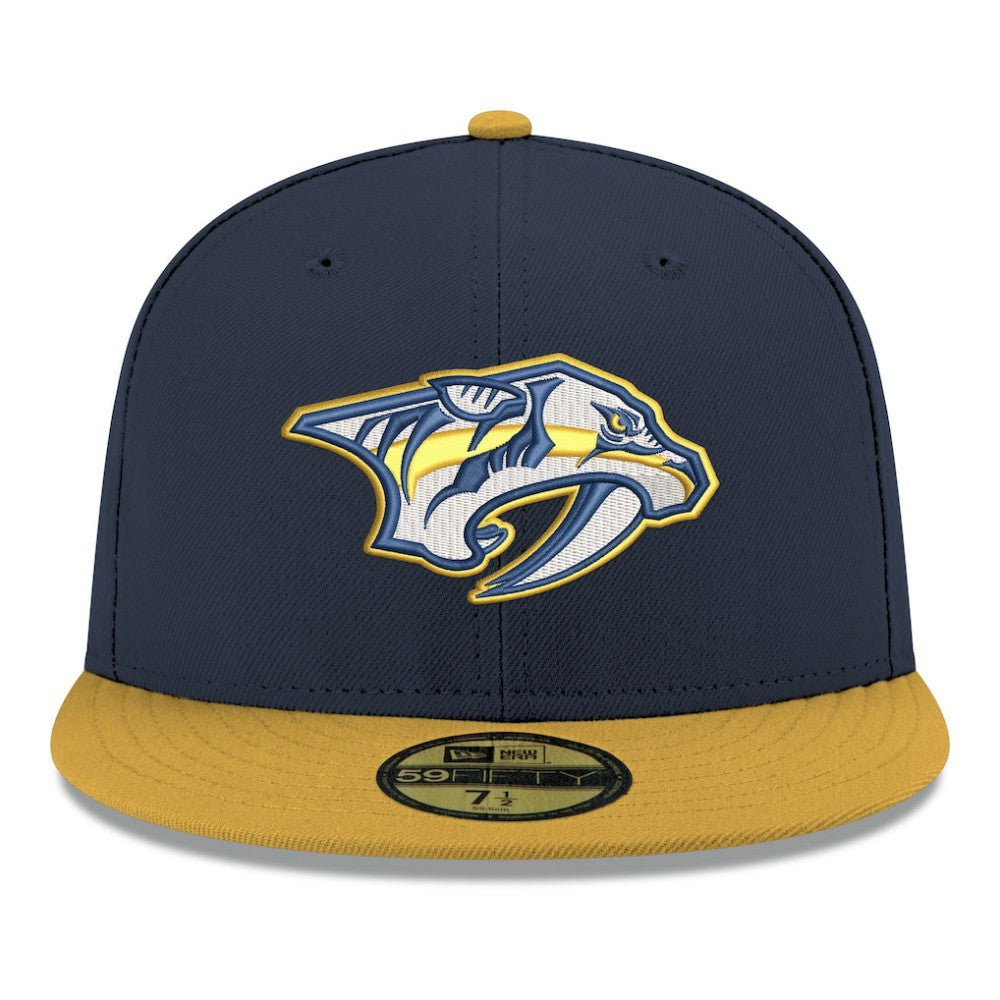 Nashville Predators New Era Core Logo Two-Tone 59FIFTY Fitted Hat -  NHL Hats