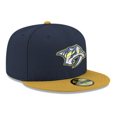 Nashville Predators New Era Core Logo Two-Tone 59FIFTY Fitted Hat -  NHL Hats