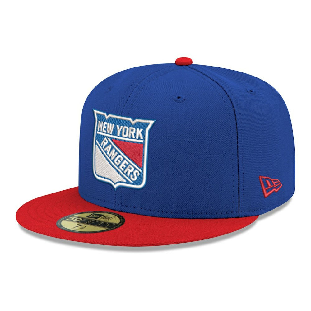 New York Rangers New Era Core Logo Two-Tone 59FIFTY Fitted Hat -  NHL Hats