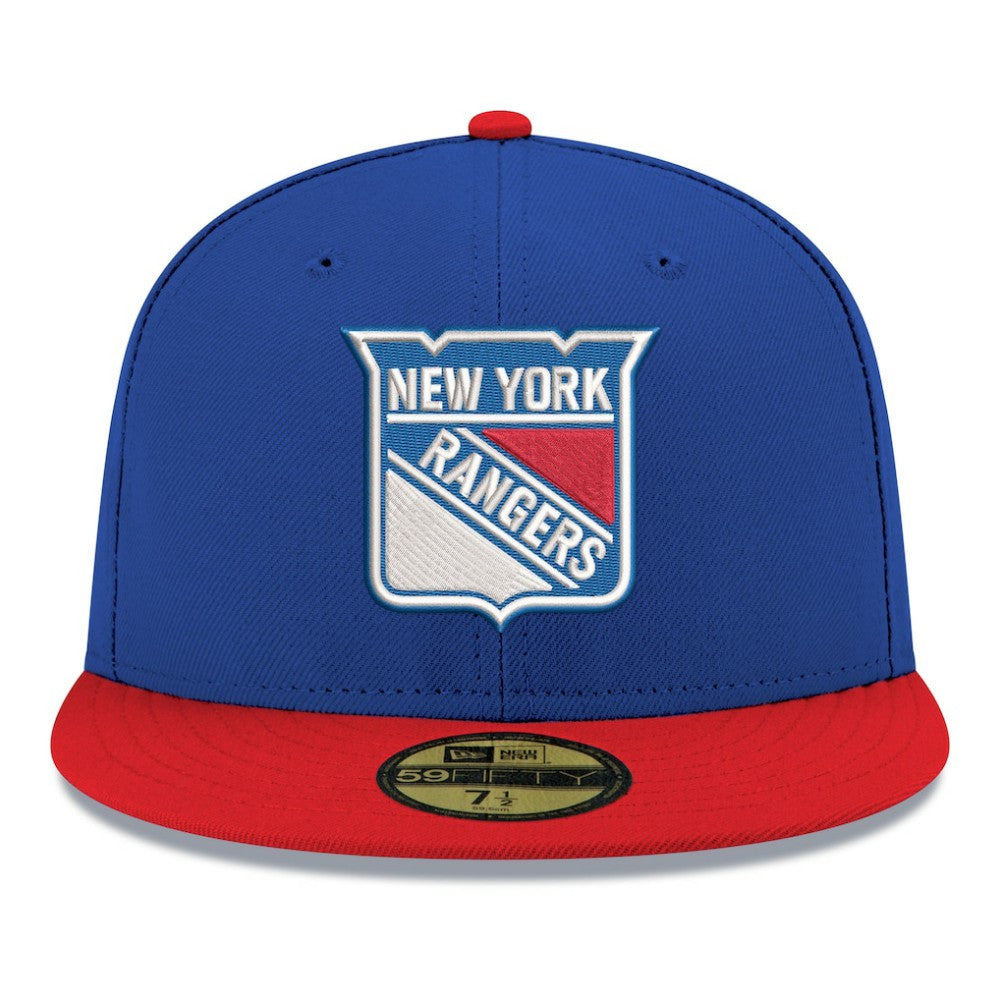 New York Rangers New Era Core Logo Two-Tone 59FIFTY Fitted Hat -  NHL Hats