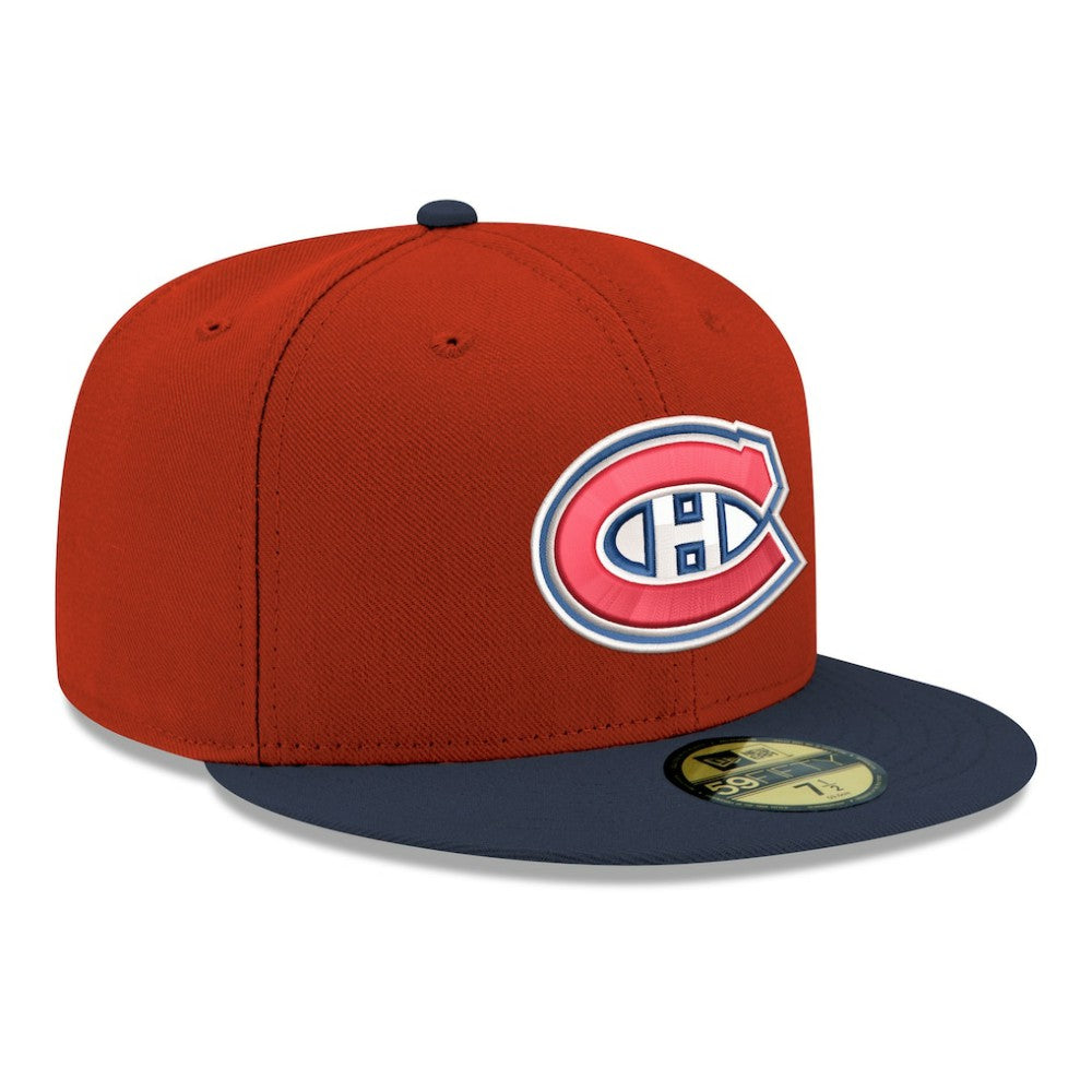 Montreal Canadiens New Era Core Logo Two-Tone 59FIFTY Fitted Hat -  NHL Hats