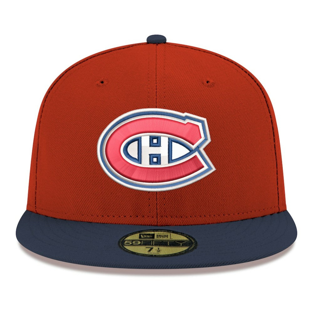 Montreal Canadiens New Era Core Logo Two-Tone 59FIFTY Fitted Hat -  NHL Hats