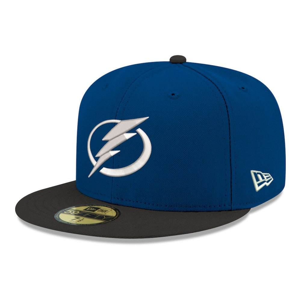 Tampa Bay Lightning New Era Core Logo Two-Tone 59FIFTY Fitted Hat -  NHL Hats