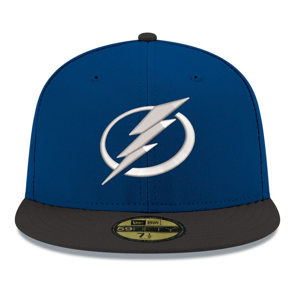 Tampa Bay Lightning New Era Core Logo Two-Tone 59FIFTY Fitted Hat -  NHL Hats