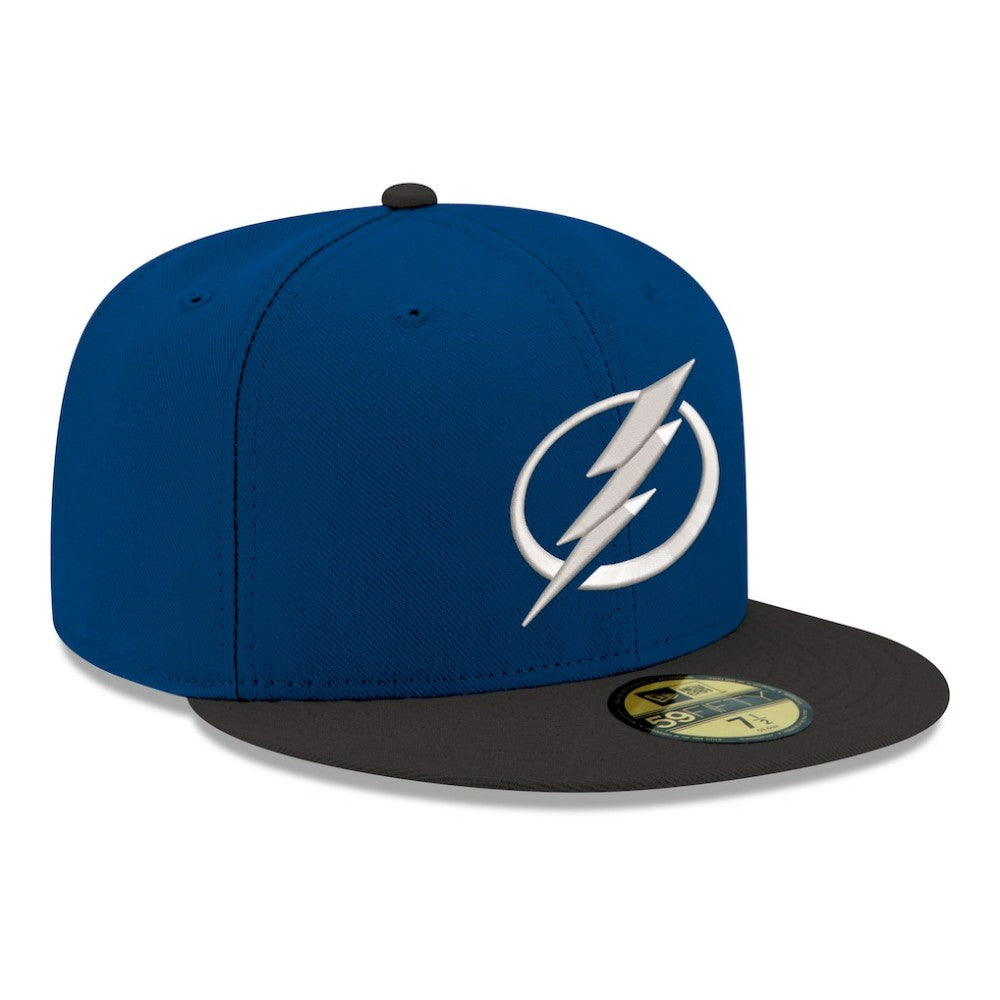 Tampa Bay Lightning New Era Core Logo Two-Tone 59FIFTY Fitted Hat -  NHL Hats