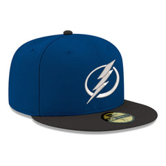 Tampa Bay Lightning New Era Core Logo Two-Tone 59FIFTY Fitted Hat -  NHL Hats
