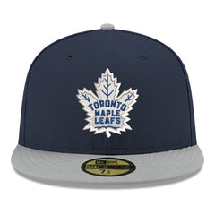 Toronto Maple Leafs New Era Core Logo Two-Tone 59FIFTY Fitted Hat -  NHL Hats