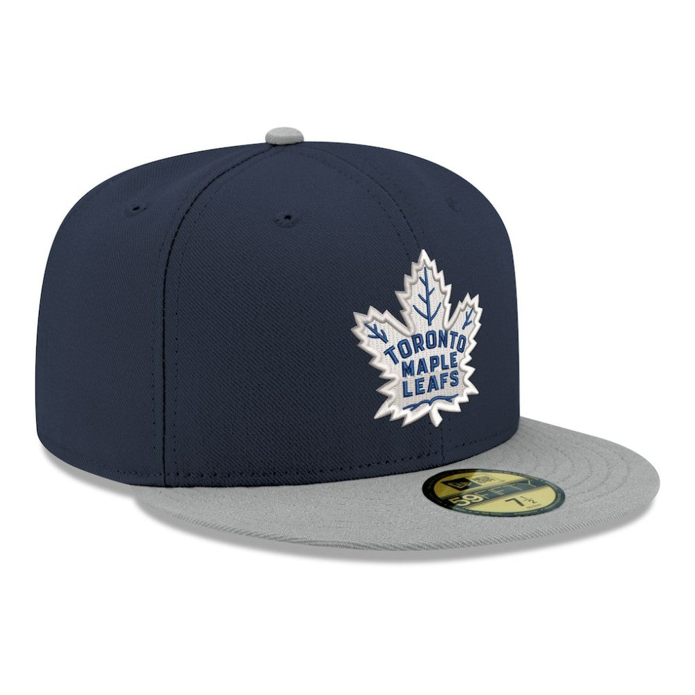 Toronto Maple Leafs New Era Core Logo Two-Tone 59FIFTY Fitted Hat -  NHL Hats